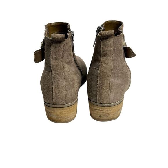 Blondo taupe suede Luca waterproof ankle boots size 7.5 - Picture 3 of 13